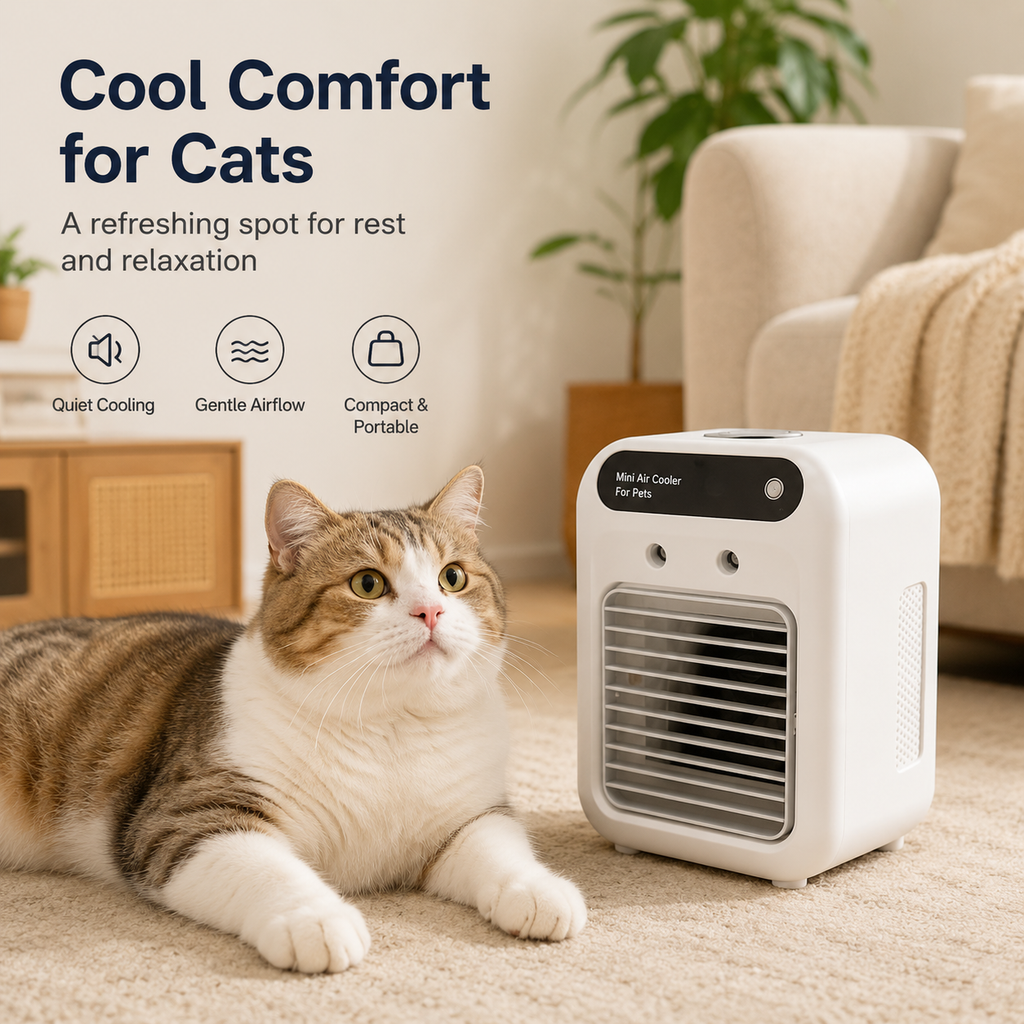 USB-C Powered Dual Mist Mini Air Cooler (17oz Tank)