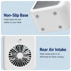 USB-C Powered Dual Mist Mini Air Cooler (17oz Tank)