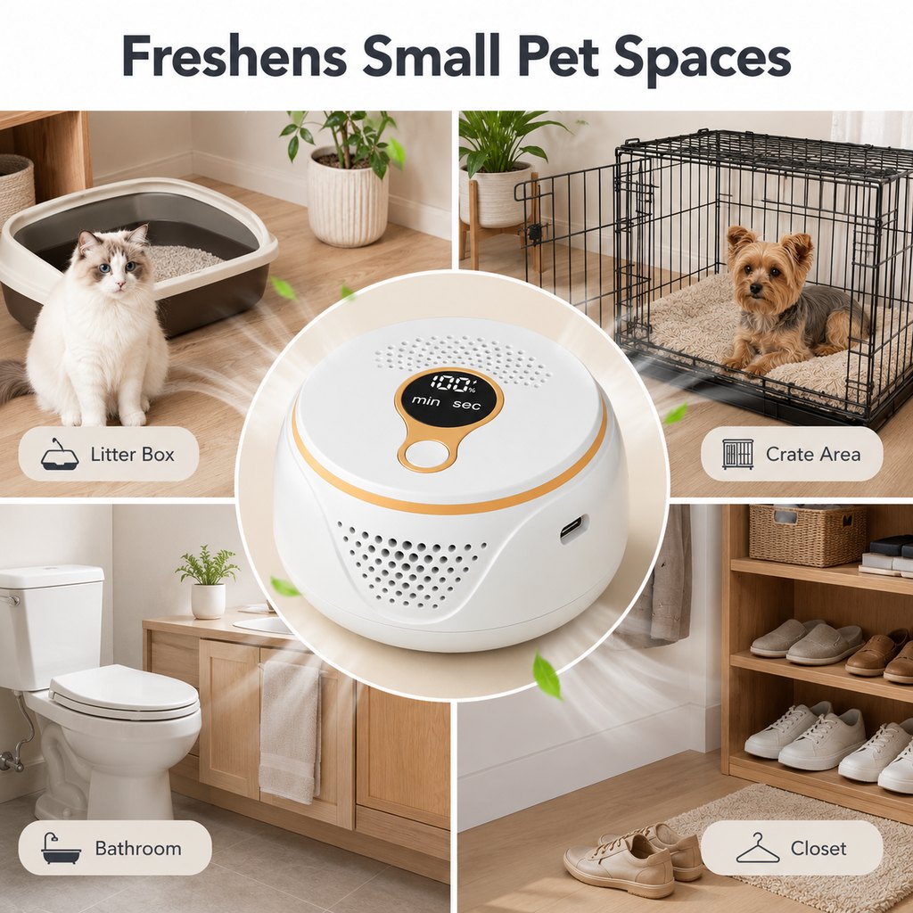USB-C Rechargeable 3-Mode Pet Odor Deodorizer