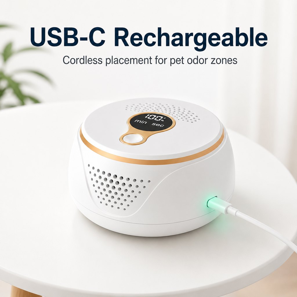 USB-C Rechargeable 3-Mode Pet Odor Deodorizer