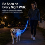 USB-Rechargeable LED Dog Leash (4.9 ft)