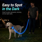 USB-Rechargeable LED Dog Leash (4.9 ft)