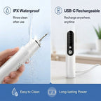 Ultrasonic USB-C Rechargeable Pet Dental Cleaner (IPX7 Waterproof)
