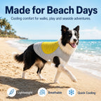 Water-Activated & Breathable Dog Cooling Vest (Ice Pack Pocket)