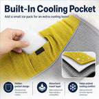 Water-Activated & Breathable Dog Cooling Vest (Ice Pack Pocket)