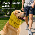 Water-Activated Breathable Mesh Dog Cooling Snood