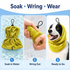 Water-Activated Breathable Mesh Dog Cooling Snood