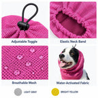 Water-Activated Breathable Mesh Dog Cooling Snood