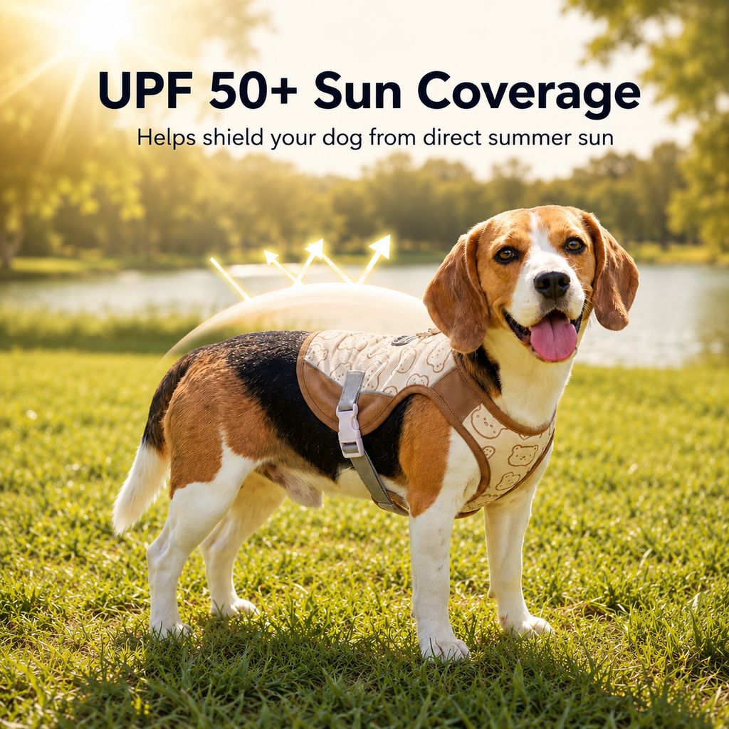 Water-Activated Cooling & Breathable Mesh Dog Vest