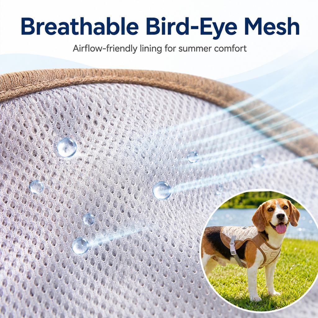 Water-Activated Cooling & Breathable Mesh Dog Vest