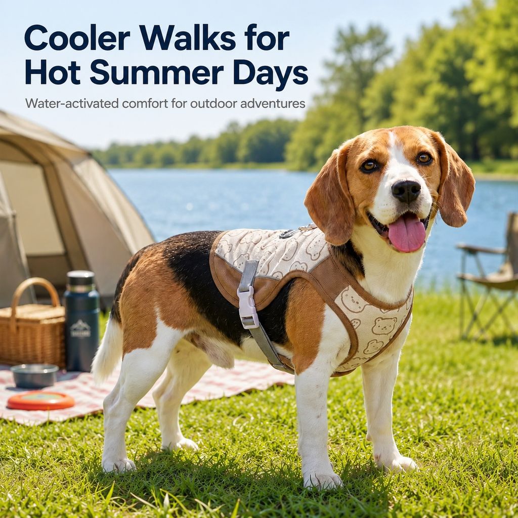 Water-Activated Cooling & Breathable Mesh Dog Vest