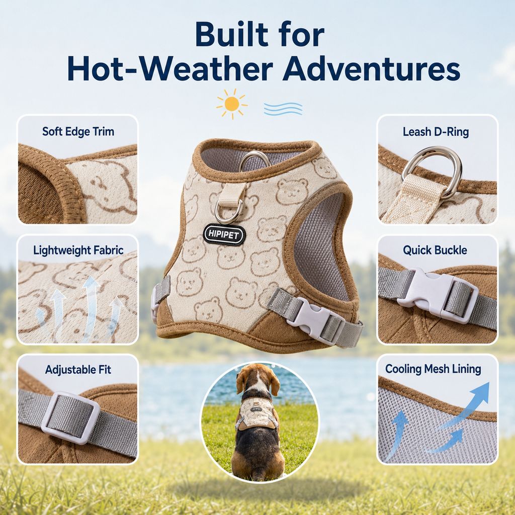 Water-Activated Cooling & Breathable Mesh Dog Vest