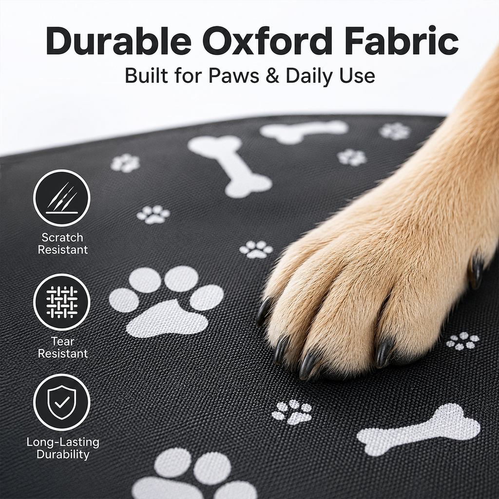 Water-Resistant Oxford Anti-Slip Front Seat Pet Cover (Universal Fit)