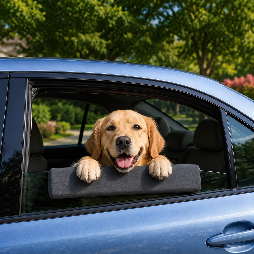 Waterproof Padded Dog Car Window Cushion