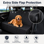 Waterproof Quilted Non-Slip Rear Bench Pet Car Seat Cover