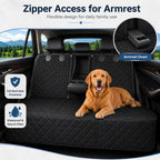 Waterproof Quilted Non-Slip Rear Bench Pet Car Seat Cover