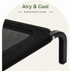 DogBedHouse Elevated Breathable Mesh & Canopy Shade Dog Bed