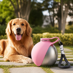 DogBedHouse Leak-Proof Stainless Steel & Silicone Travel Water Bottle