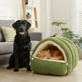 Cuddle Cave for Cats and Dogs – Soft Plush Lined Pet Bed