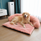 DogBedHouse Plush Neck Pillow Pet Sofa Bed (Removable Cover)
