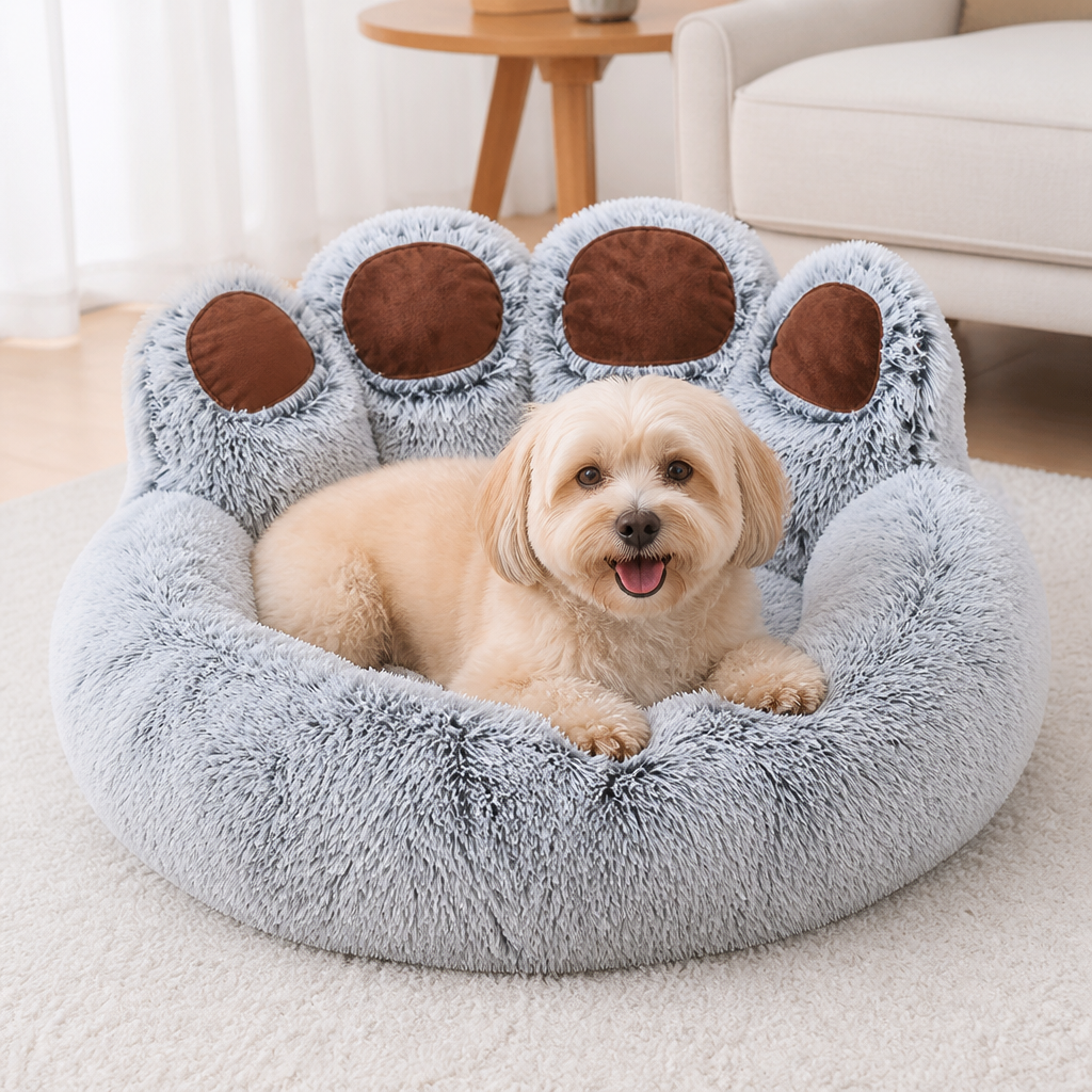 DogBedHouse Warm Plush & Thickened Polyester Pet Bed