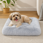 DogBedHouse Plush Lined Polyester Fill Dog Bed (Removable Cover)