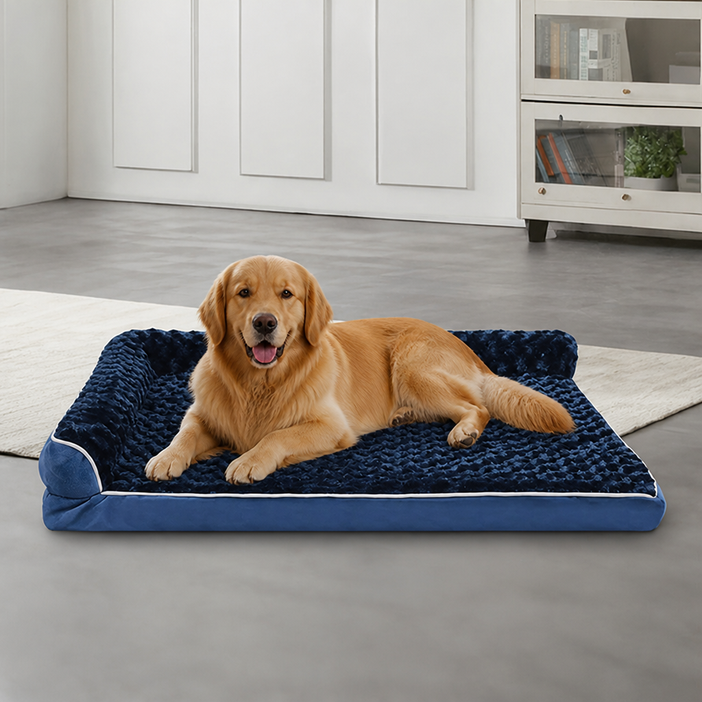 DogBedHouse Non-Slip & Removable Cover Dog Sofa Bed