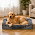 DogBedHouse Removable Washable Plush Bolster Bed
