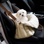 DogBedHouse Plush Fleece Car Seat & Travel Carrier