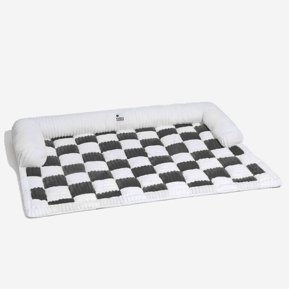 Cozy Check Cuddle Couch Bed