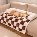 Cozy Check Cuddle Couch Bed