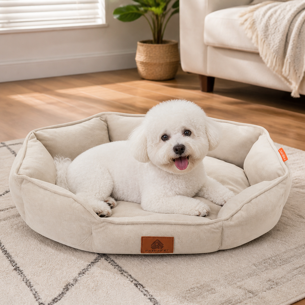 DogBedHouse All-Season Plush Donut Pet Bed