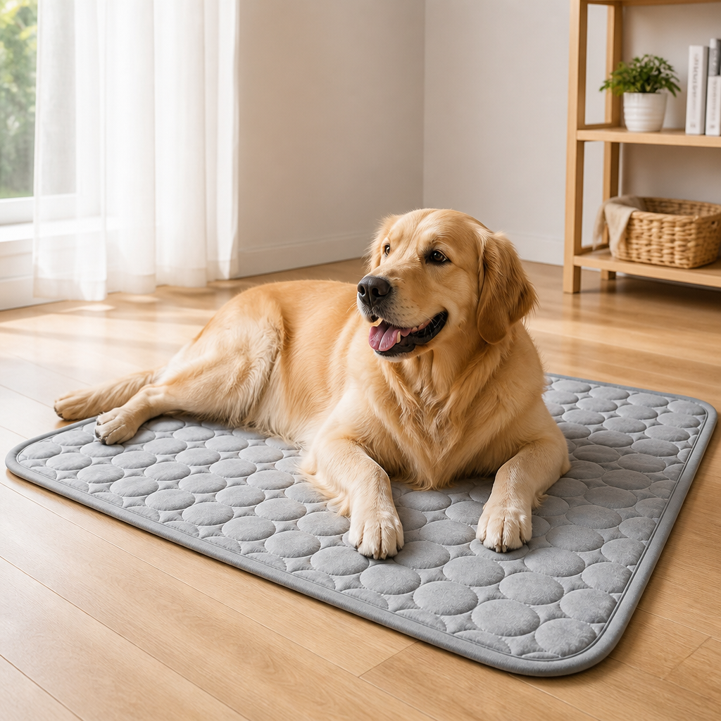 DogBedHouse Ice-Silky Breathable & Non-Electric Dog Cooling Pad