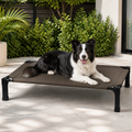 DogBedHouse Elevated Aluminum Outdoor Dog Bed (Removable Canopy)