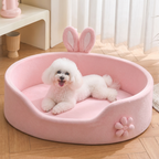 DogBedHouse All-Season Soft Plush Dog Bed (Removable Cover)