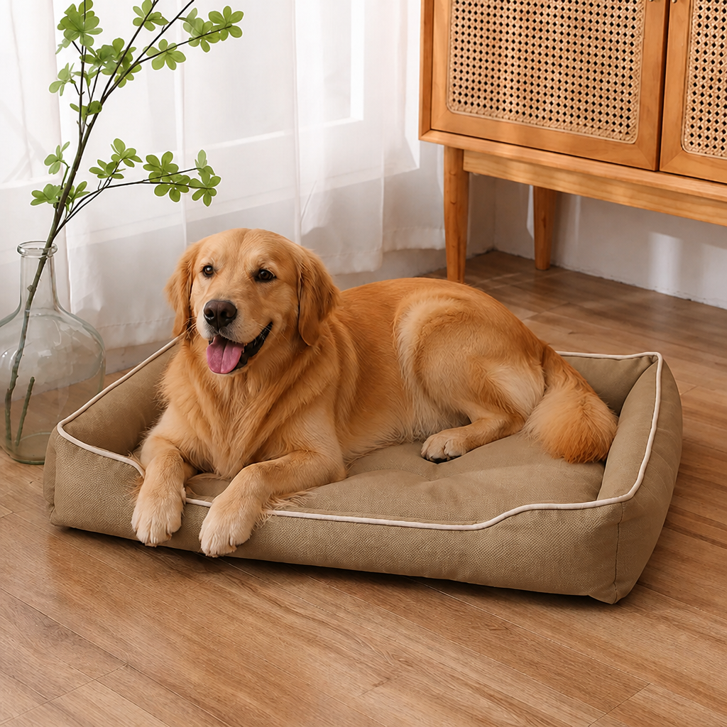 DogBedHouse Soft Fleece & Waterproof Bottom Pet Sofa