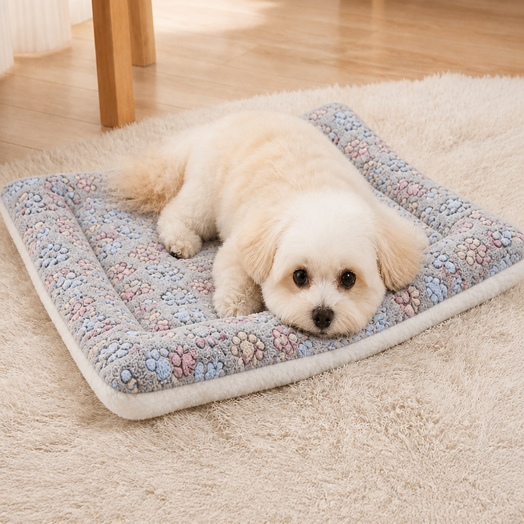 DogBedHouse Reversible Short Plush Pet Mat