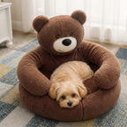 DogBedHouse Donut Plush & Washable Dog Sofa Bed