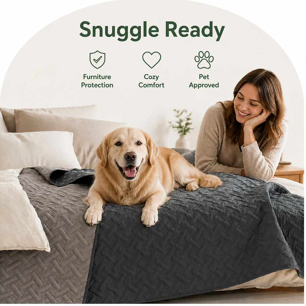DogBedHouse Double-Sided Soft Dog Blanket