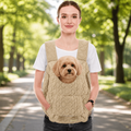 DogBedHouse Waterproof & Windproof Hands-Free Pet Carrier (Front Chest Backpack)