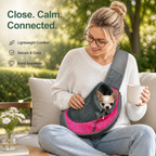 DogBedHouse Breathable Mesh & Adjustable Crossbody Dog Sling Carrier