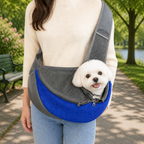 DogBedHouse Breathable Mesh & Adjustable Crossbody Dog Sling Carrier