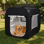 DogBedHouse Reflective Thermal Lining & Windproof Foldable Pet Tent