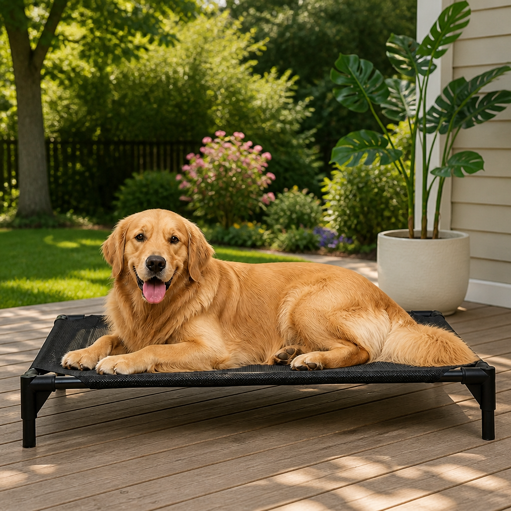 DogBedHouse Elevated Cooling Mesh Dog Bed