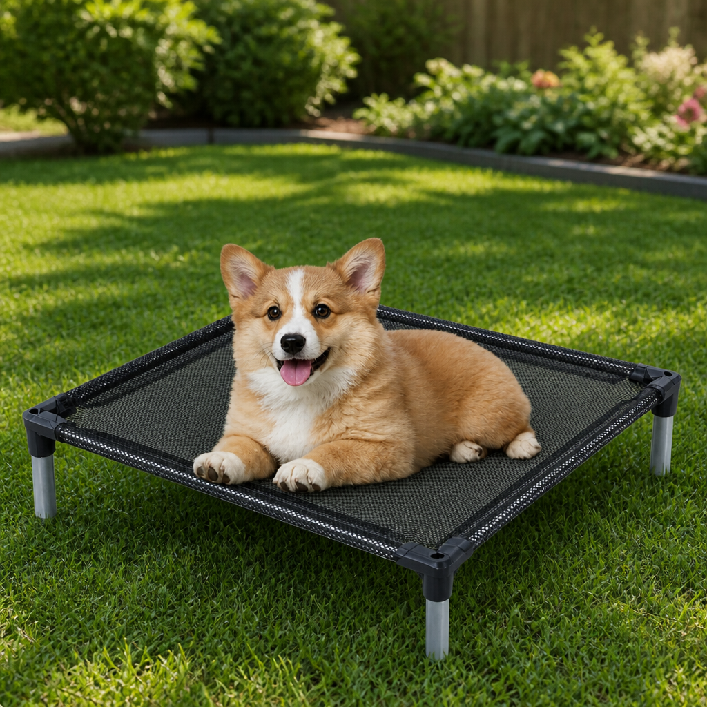 DogBedHouse Foldable & Washable Pet Bed (Removable Cover)