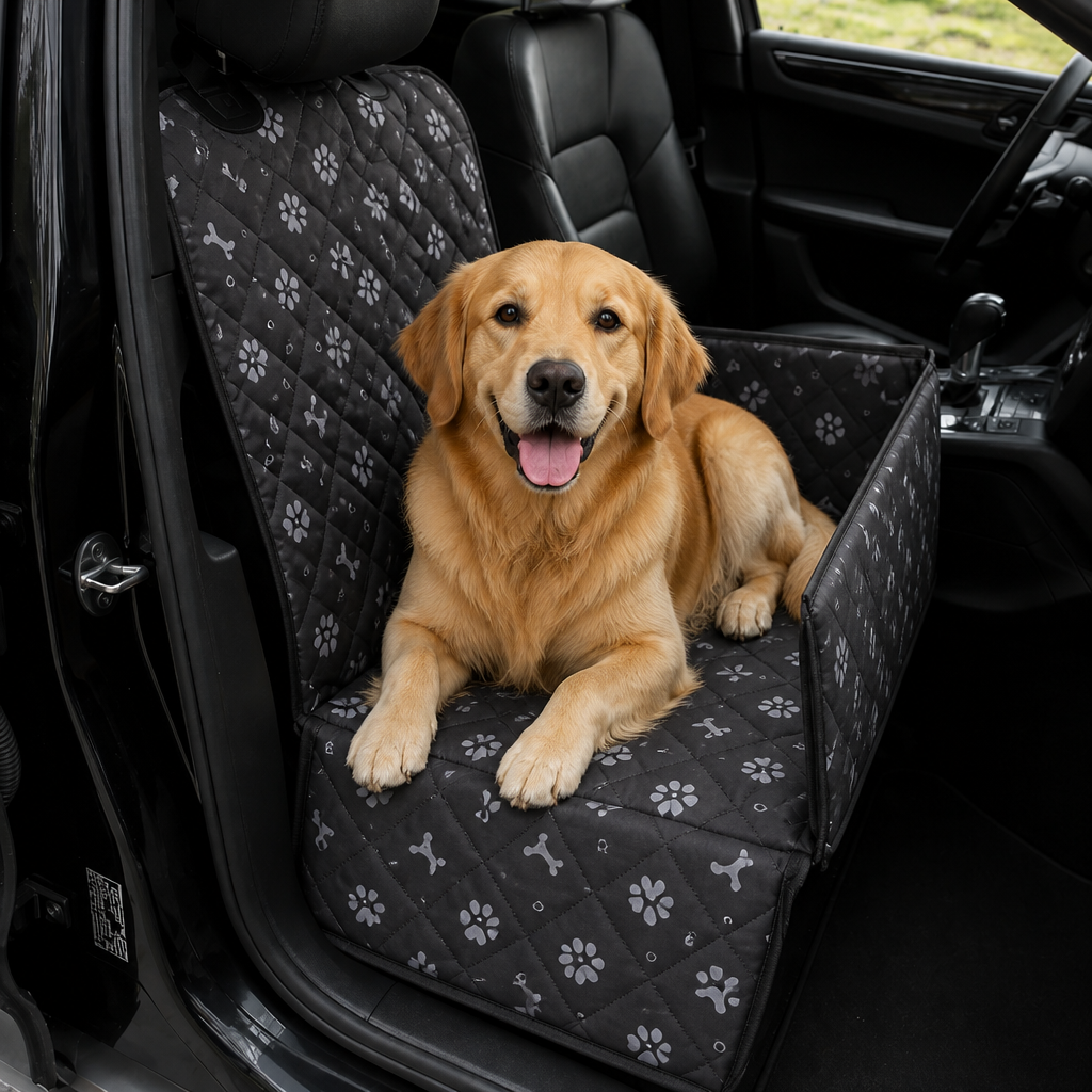 DogBedHouse Waterproof Oxford & Foldable Car Seat Carrier (Large)