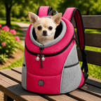 DogBedHouse Breathable Mesh & Reflective Backpack Carrier (Removable Pad)