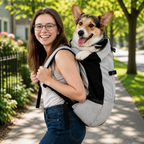 DogBedHouse Durable Nylon & Breathable Mesh Dog Carrier Backpack