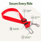 DogBedHouse Durable Nylon & Metal Hardware Dog Car Seat Belt