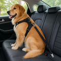 DogBedHouse Breathable Mesh & Elastic Tether Dog Car Harness